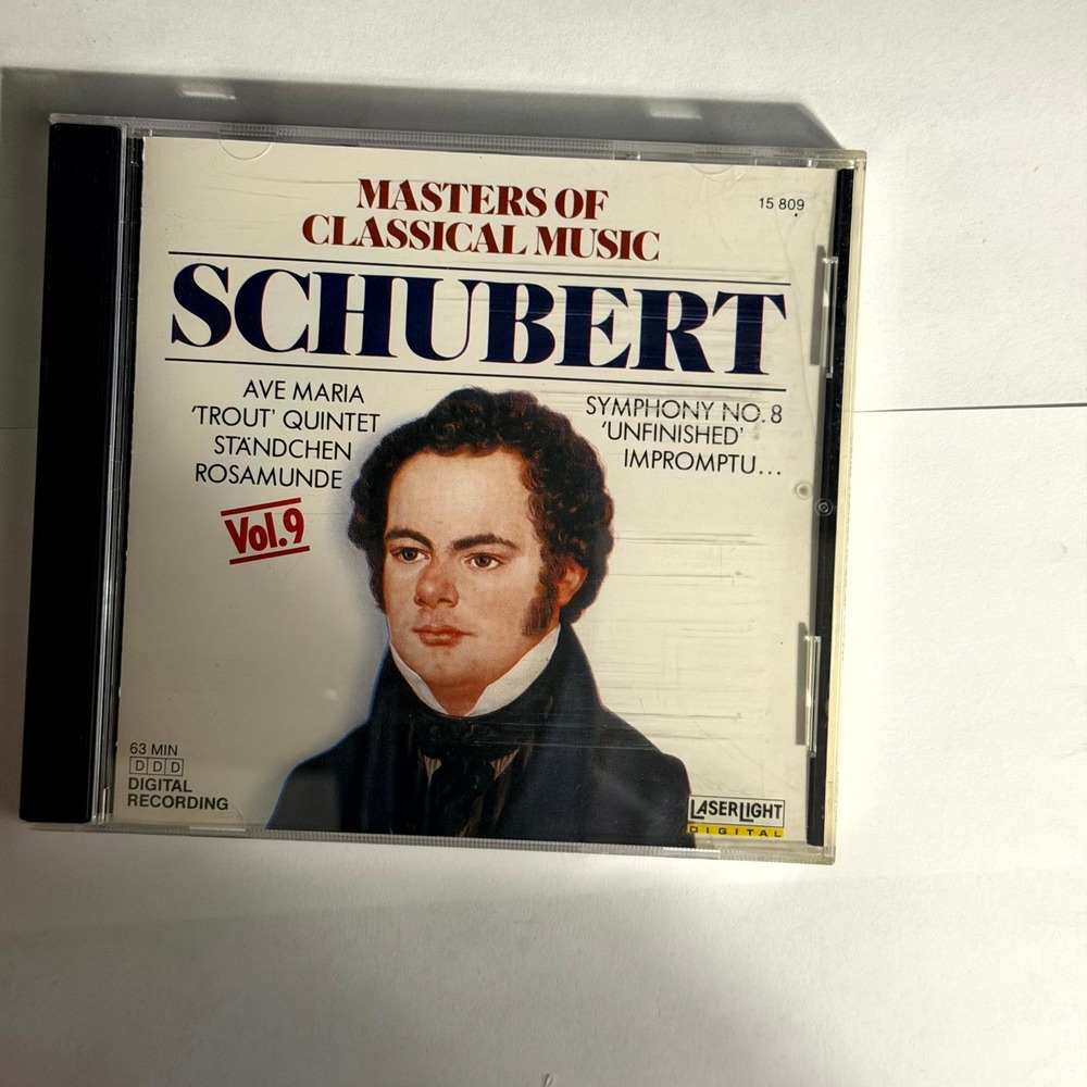 Masters of Classical Music Vol 9 Franz Schubert CD LaserLight 15 809 Ave Maria